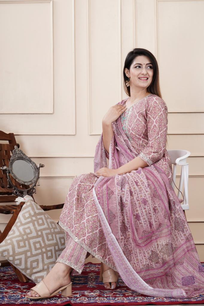 Women Pure Cotton Printed Cotton Co-ord Set