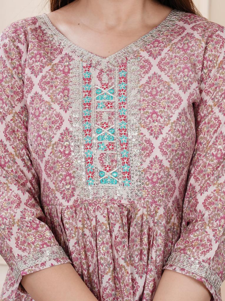 Women Pure Cotton Printed Cotton Co-ord Set