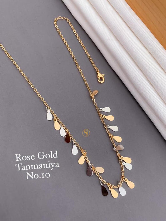 Rose Gold and Silver Plated Stylish Tanmaniya Design For Women