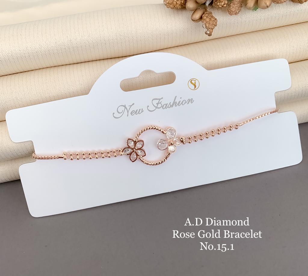 Women Rose Gold Bracelet