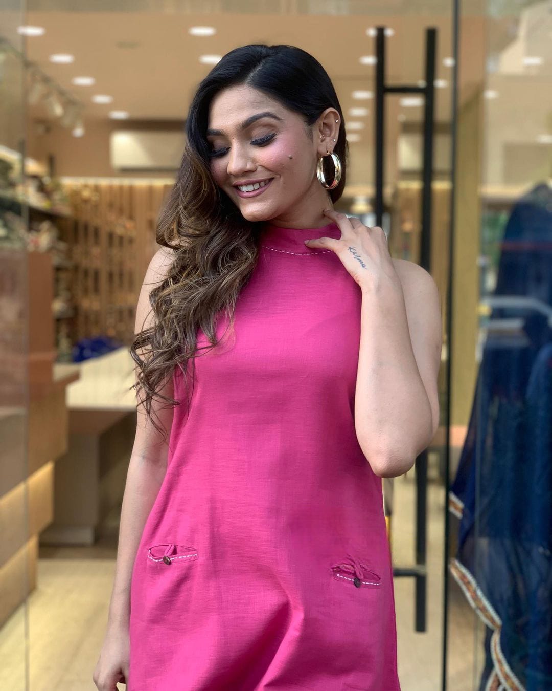 Pure Cotton Double Pocket Kurta With Plazo