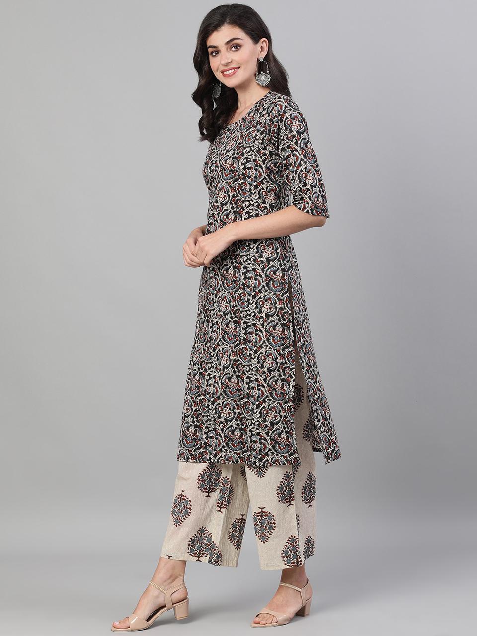 Daily Wear Superhit Cotton With Digital Printing Kurti Pent Set