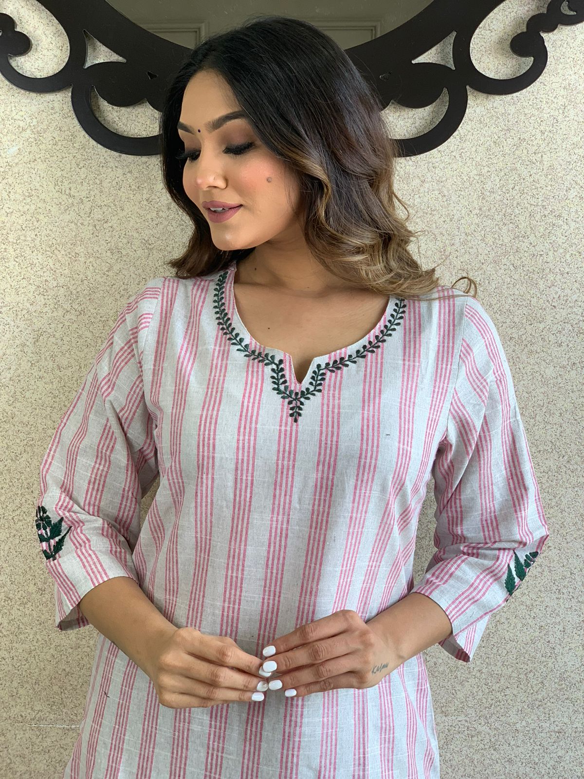 Beautiful Women Mustard Poly Georgette Bling it On Kurta Set