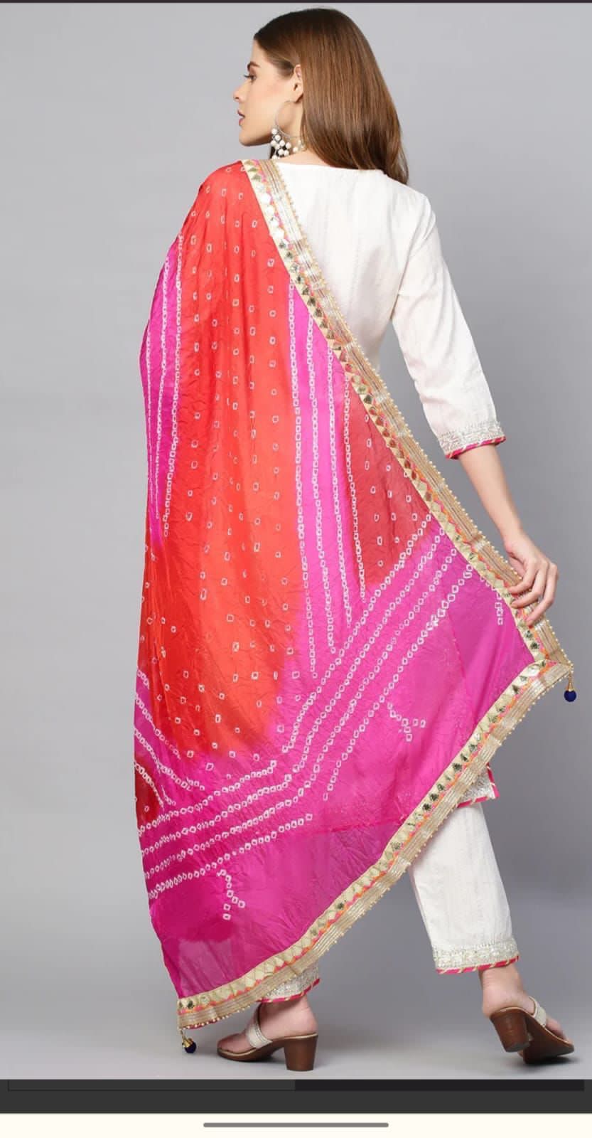 Women's Beautiful Rayon Lurex Kurta With Dupatta And Bottomwear