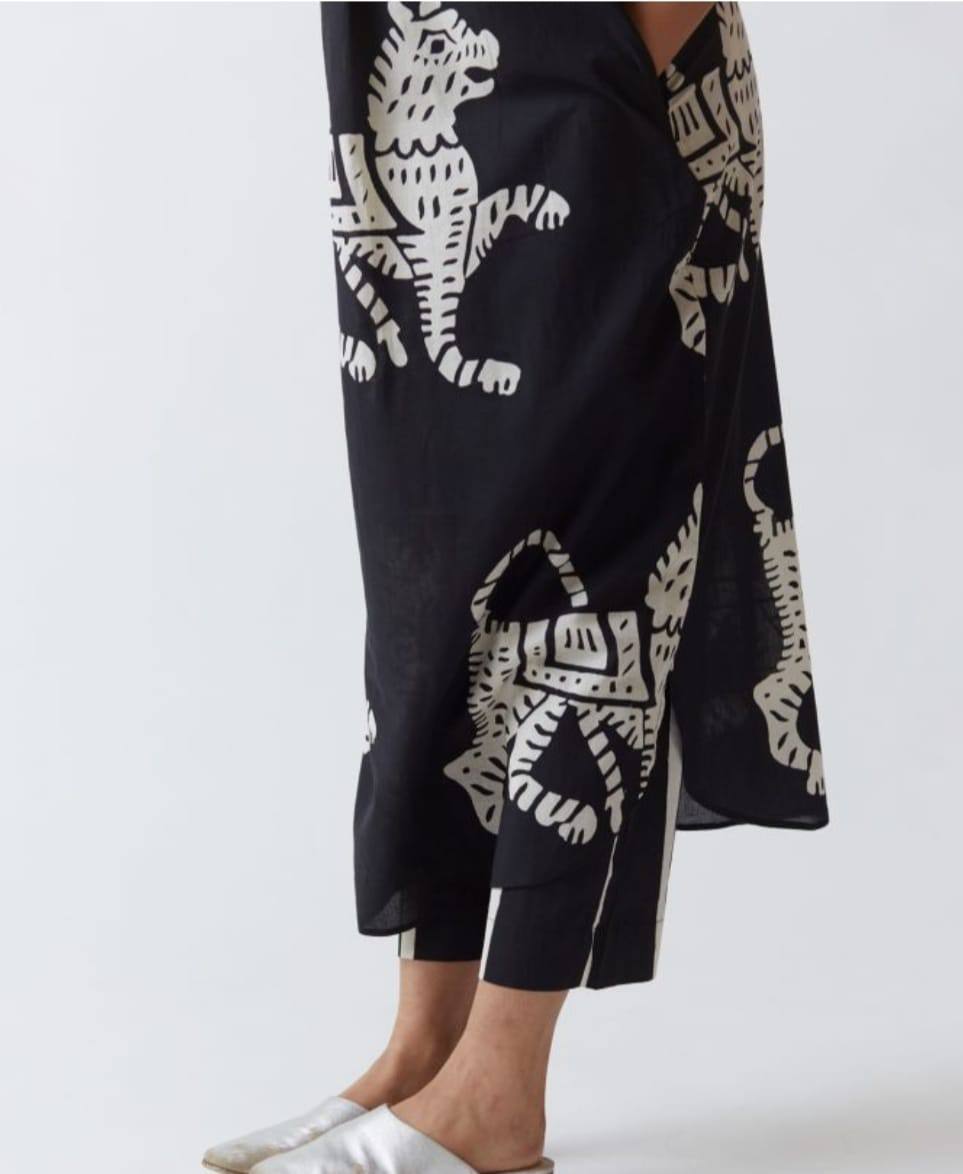 Women Rayon Printed Kurta Set