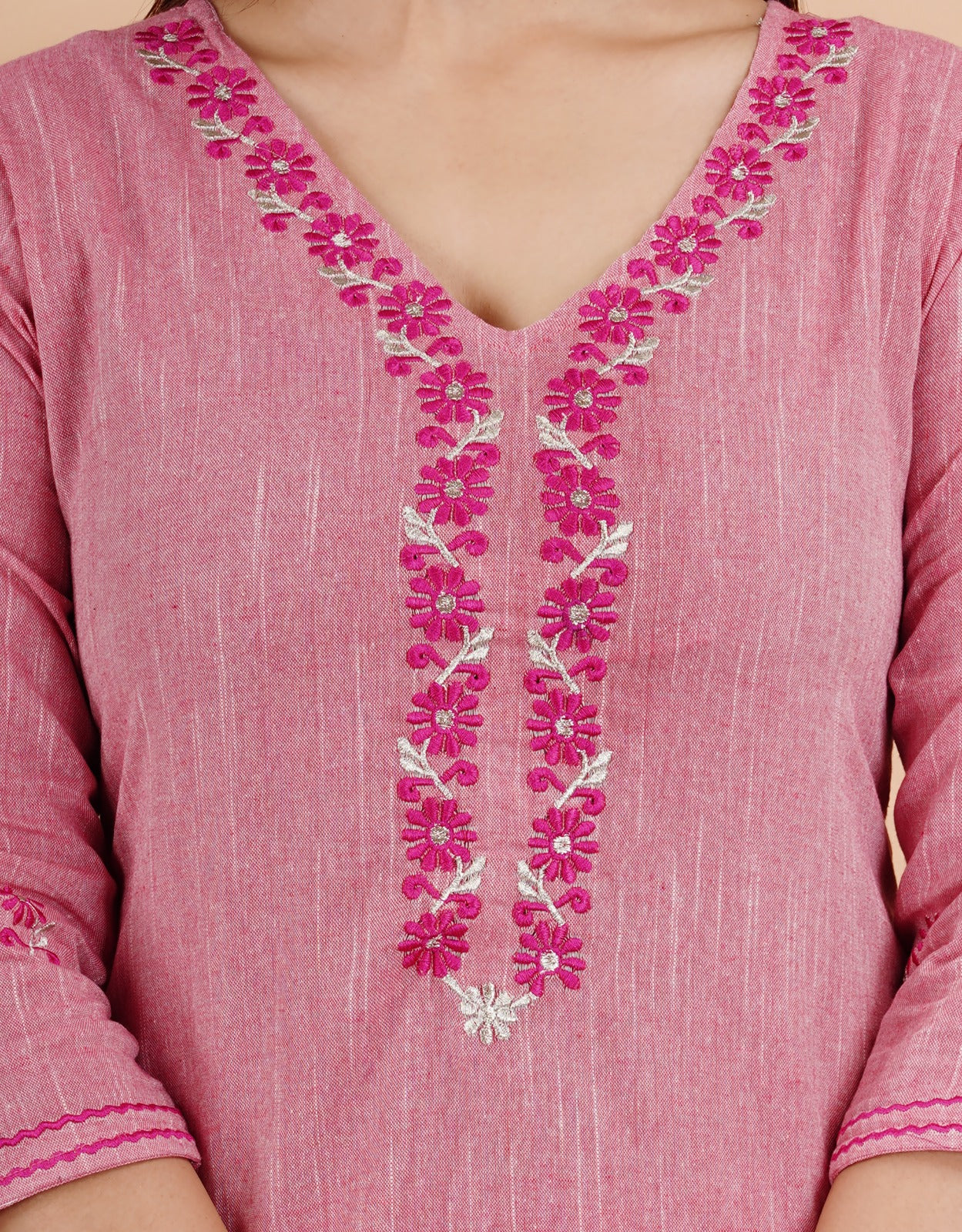 Cotton Straight Cut Kurta Set