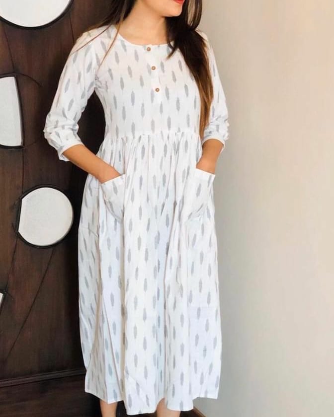 Printed Kurti With Pocket