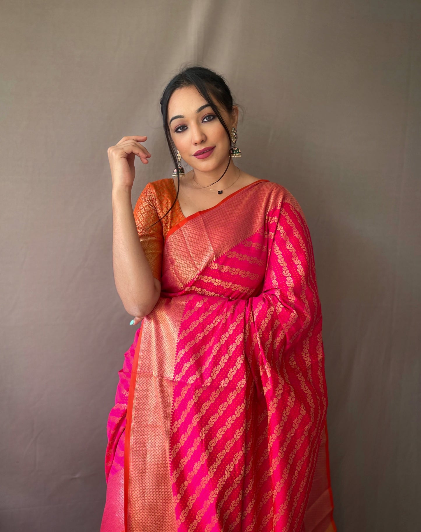 Pink Beautiful Patola Sarees