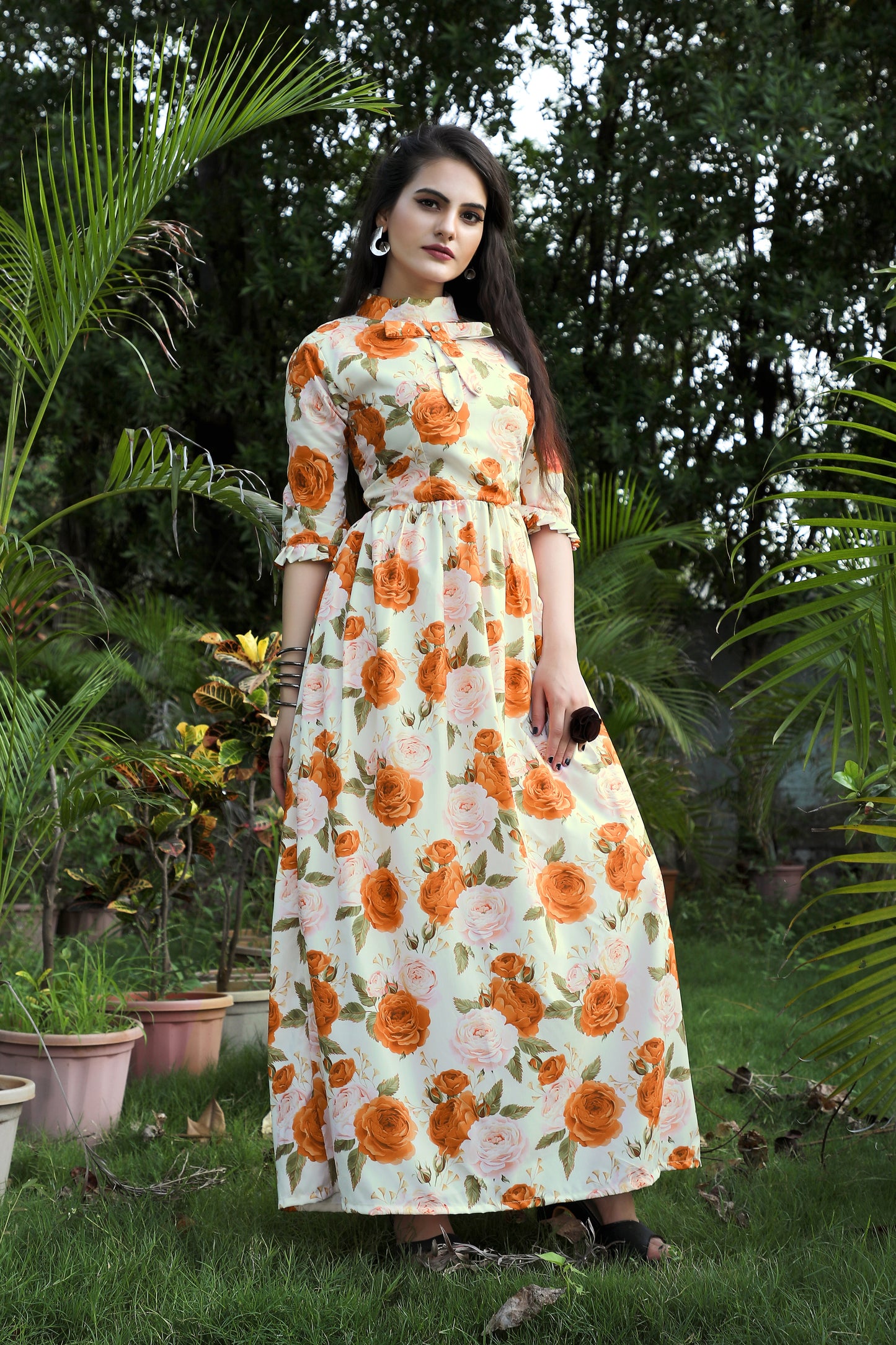 Trendy Party Wear Maxi Dress