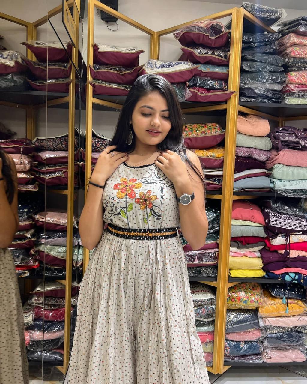 Digital Print Jumpsuit Dress