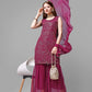 Georgette Embroidered Kurta Set With Dupatta