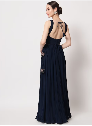 Embellished Semi-Stitched Lehenga & Unstitched Blouse With Dupatta