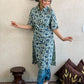 Beautiful Cotton Blue Kurta & Pant