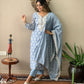 Muslin Embroidery Work Kurta Set With Dupatta