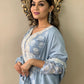 Muslin Embroidery Work Kurta Set With Dupatta