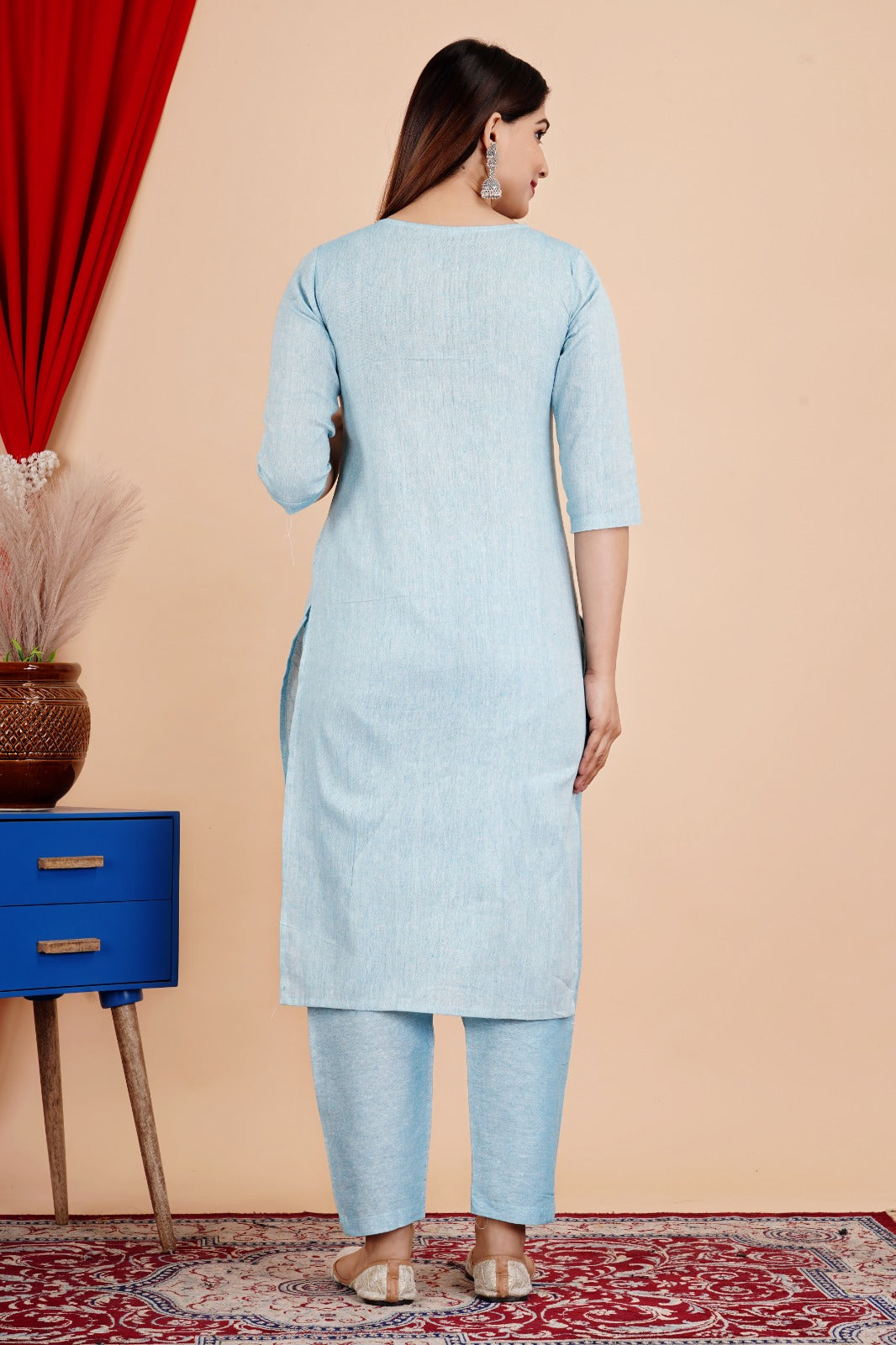 Beautiful Naira Cut Kurti With pent Set