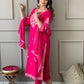 Beautiful kurta with heavy embroidery work with dupatta