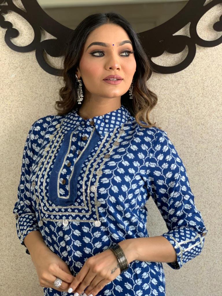 Beautiful Georgette Printed Kurta Set