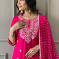 Beautiful kurta with heavy embroidery work with dupatta