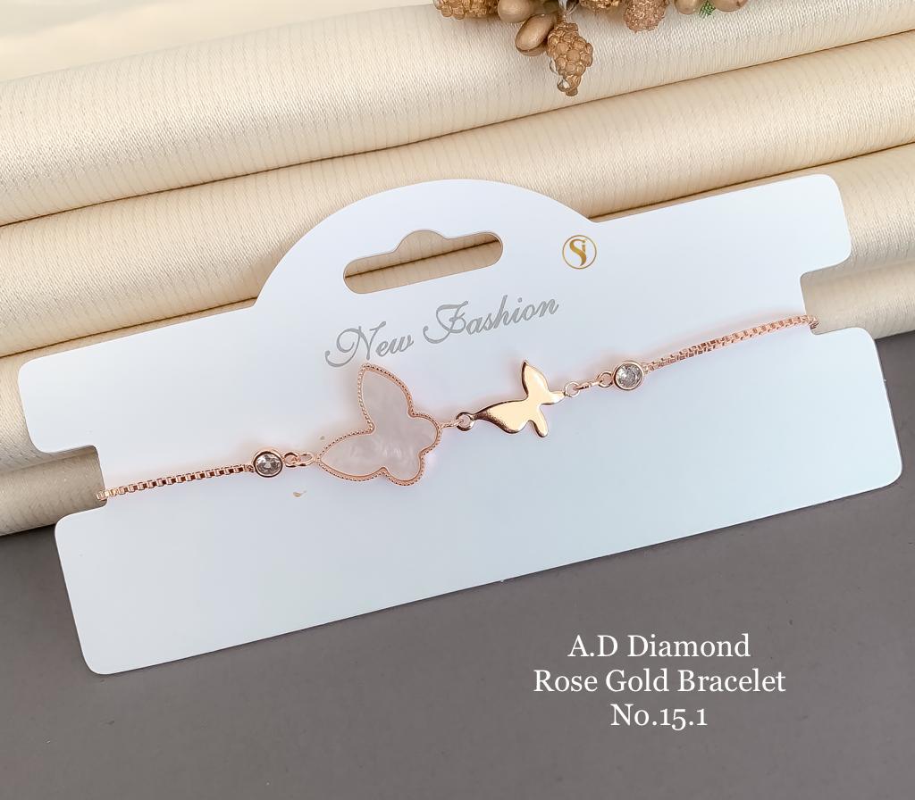 Beautiful Women Rose Gold Bracelet