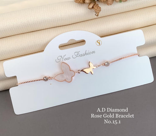 Beautiful Women Rose Gold Bracelet