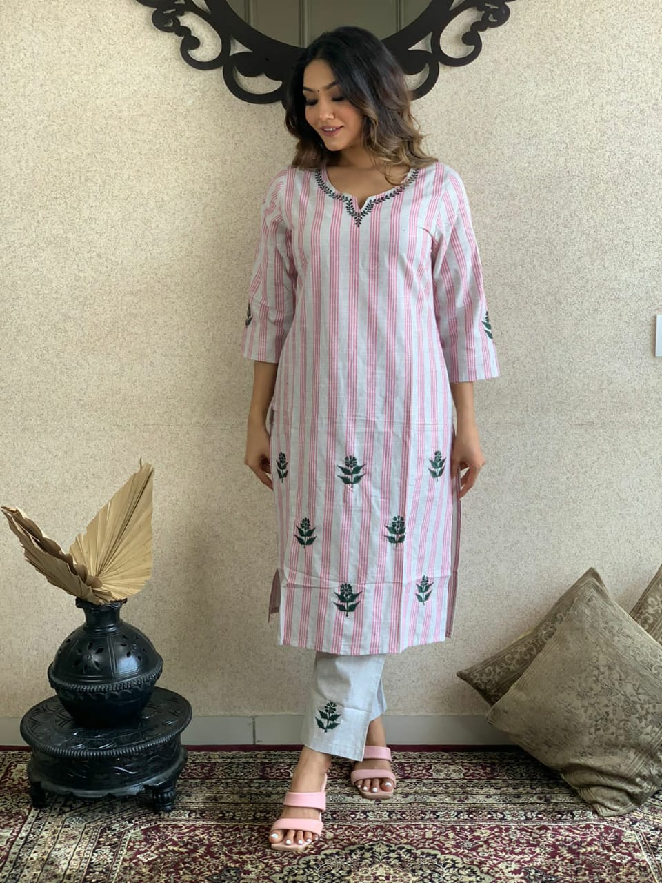 Beautiful Women Mustard Poly Georgette Bling it On Kurta Set