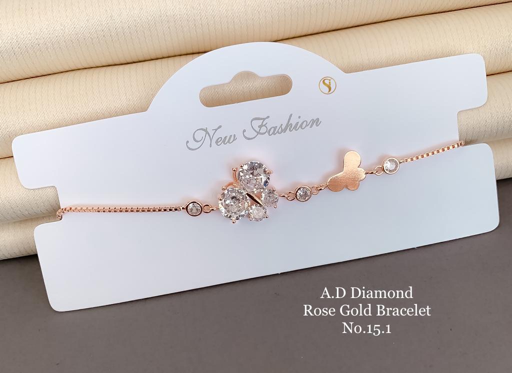 Beautiful Women Rose Gold Bracelet