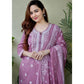 Cotton Wine Kurti With Dupatta Set