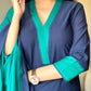 Cotton Fabric Kurta Set With Dupatta
