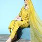 Viscose Rayon Fabric Embroidery Work Kurta Set