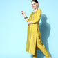 Viscose Rayon Fabric Embroidery Work Kurta Set