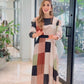 Chic and Contemporary: The Perfect Pleated Patchwork Dress