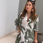 Effortless Elegance: Tropical-Inspired Maxi Shirt Dress