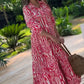Statement Red Typography Dress