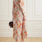 Whimsical Elegance: Colorful Paisley Maxi Dress