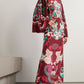 Rich Burgundy Floral Dress – A Blend of Elegance and Bohemian Charm