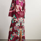 Rich Burgundy Floral Dress – A Blend of Elegance and Bohemian Charm