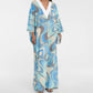 Party Wear Printed Kaftan