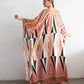Elegant Geometric Print Kaftan Dress – A Statement of Style