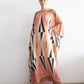 Elegant Geometric Print Kaftan Dress – A Statement of Style