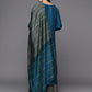 Rayon Slub Embroidery Kurta Set With Hand Dyed Dupatta