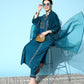 Viscose Rayon Fabric Embroidery Work Kurta Set