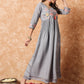 Viscose Rayon Embroidery Work Kurta Set With Dupatta