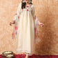 Viscose Rayon Embroidery Work Kurta Set With Dupatta