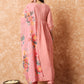 Viscose Rayon Embroidery Work Kurta Set With Dupatta
