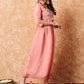 Viscose Rayon Embroidery Work Kurta Set With Dupatta