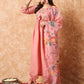 Viscose Rayon Embroidery Work Kurta Set With Dupatta