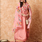 Viscose Rayon Embroidery Work Kurta Set With Dupatta