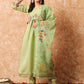 Viscose Rayon Embroidery Work Kurta Set With Dupatta