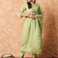 Viscose Rayon Embroidery Work Kurta Set With Dupatta